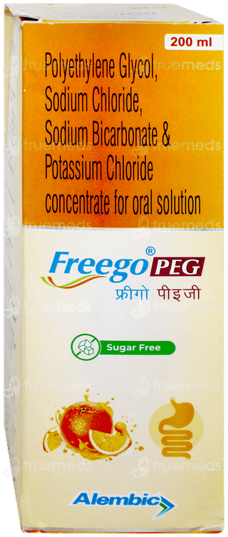 Freego Peg Orange Flavour Sugar Free Solution 200Ml
